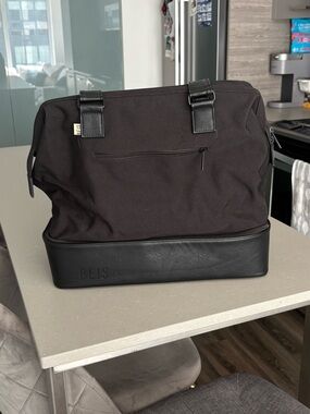 BEIS Black Mini Weekender